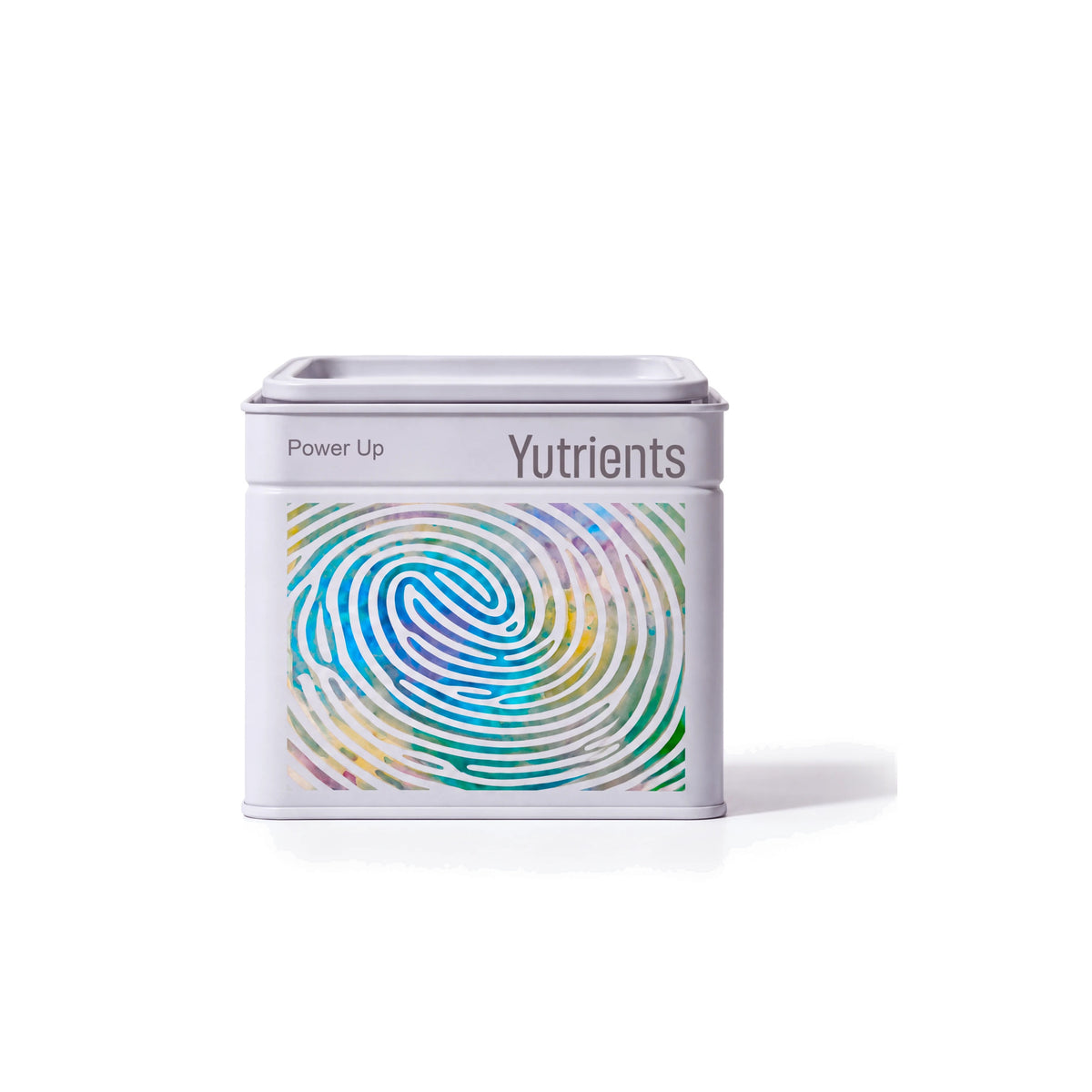 v4 Power Up — the tin, printed Power Up