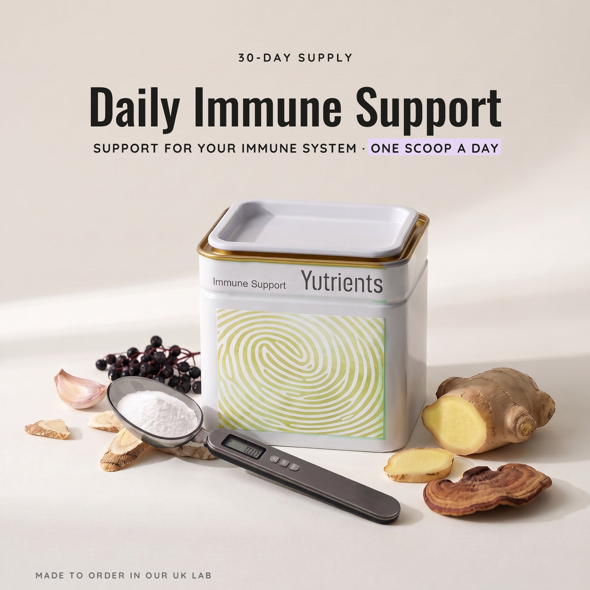 v2 Daily Immune Support — 30-day supply, one scoop a day