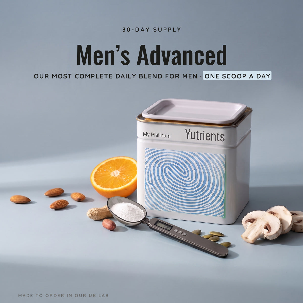 v2 Men's Platinum Multi Vitamin and Minerals — 30-day supply, one scoop a day