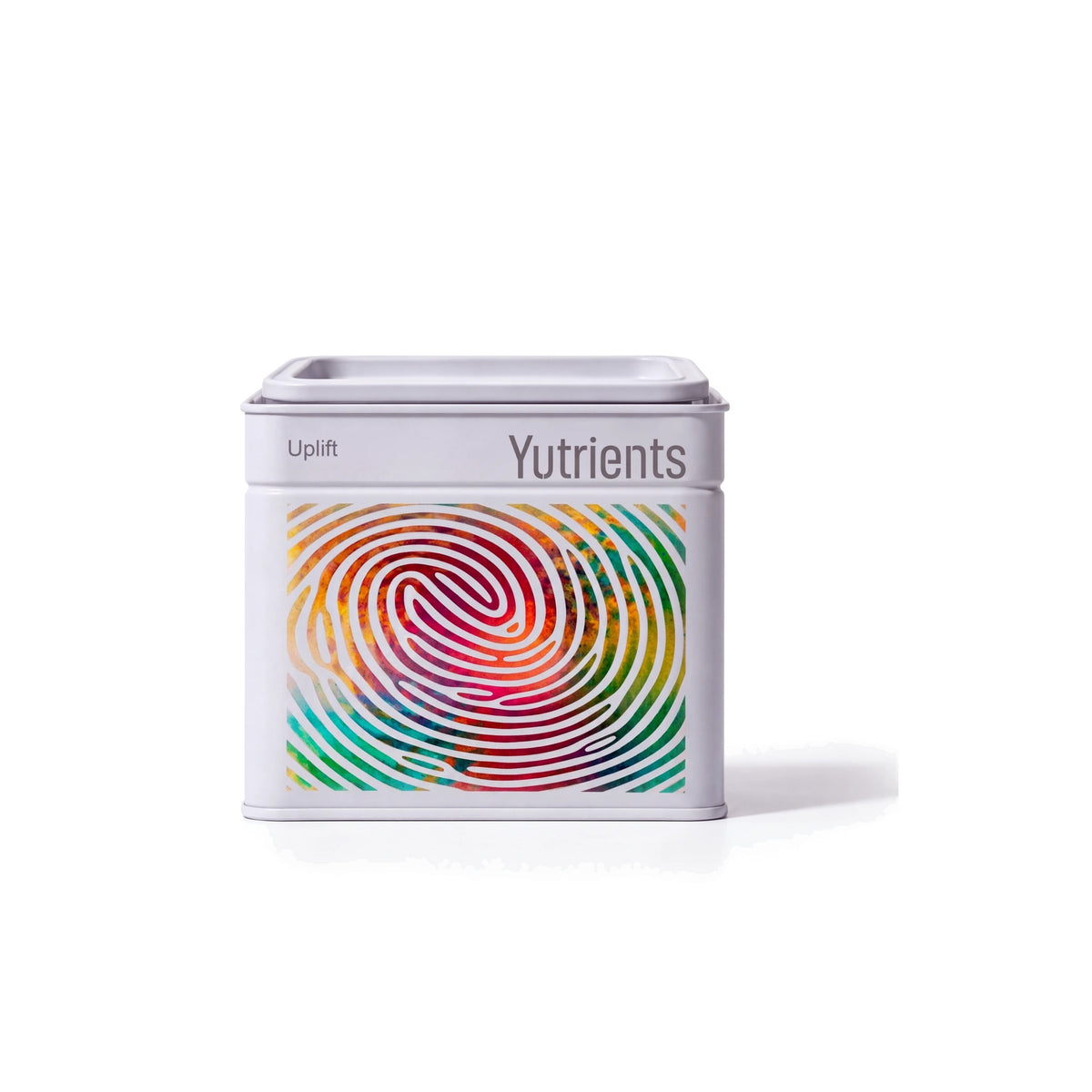 v4 Uplift — the tin, printed Uplift