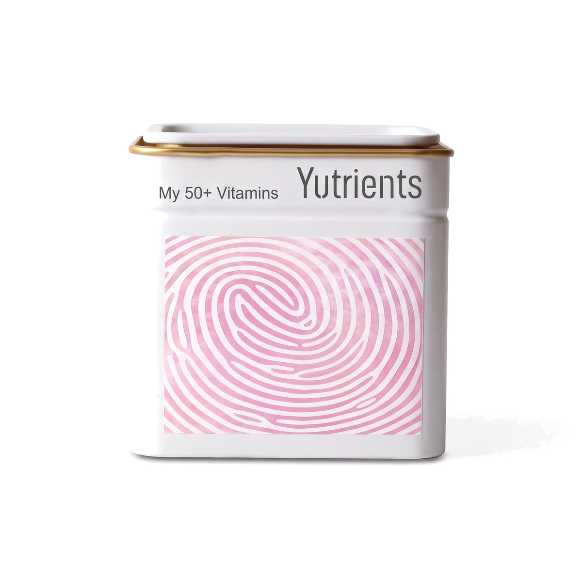 v3 Women's 50+ Multivitamin — the tin, printed My 50+ Vitamins