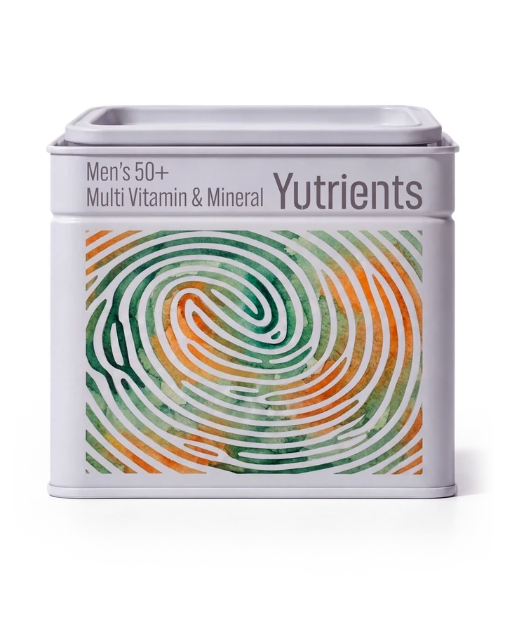 Men's 50+ Multi Vitamin & Mineral tin