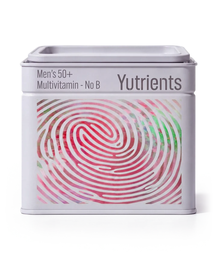 Men's 50+ Multivitamin - No B tin
