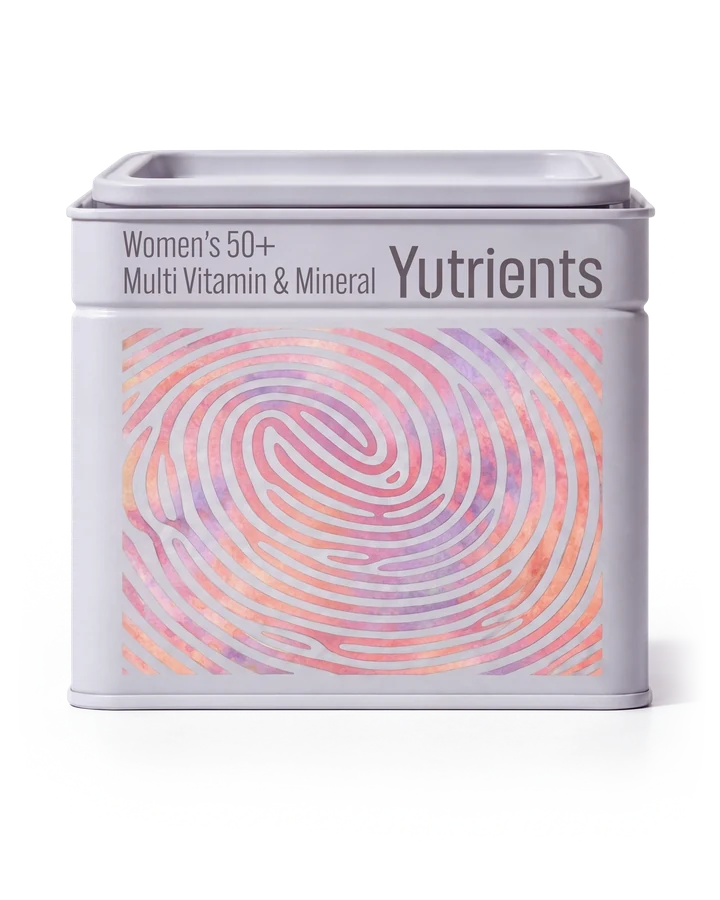 Women's 50+ Multi Vitamin & Mineral tin