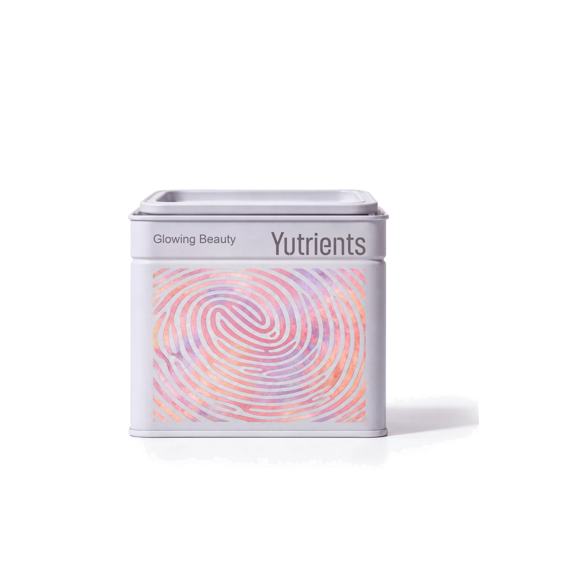 v4 Glowing Beauty — the tin, printed Glowing Beauty