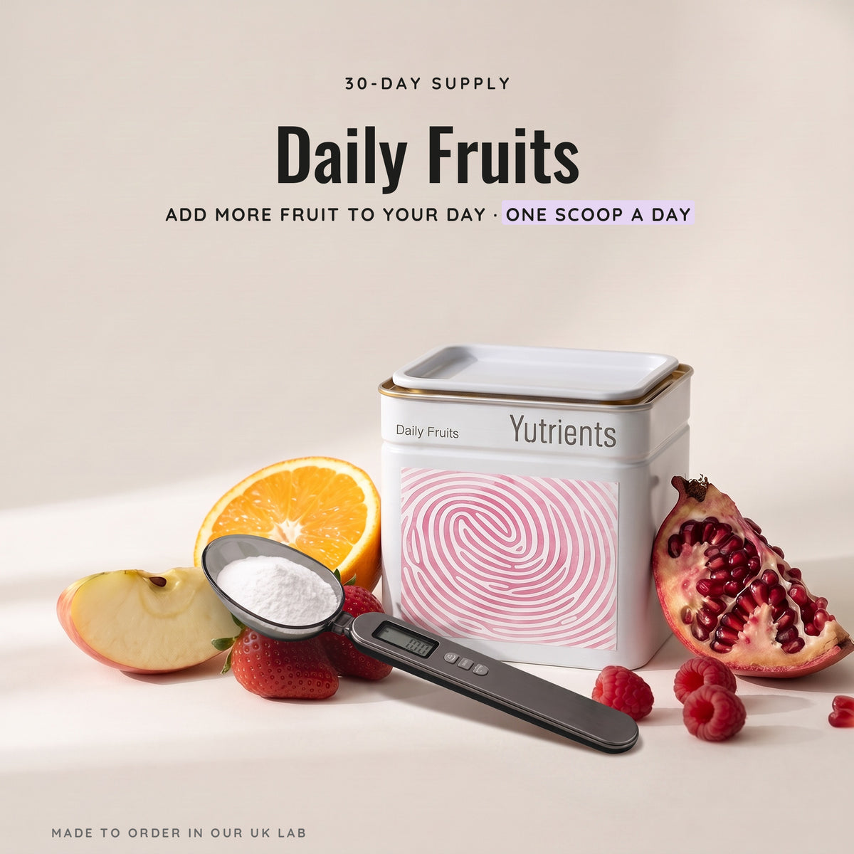 v2 Daily Fruits — 30-day supply, one scoop a day