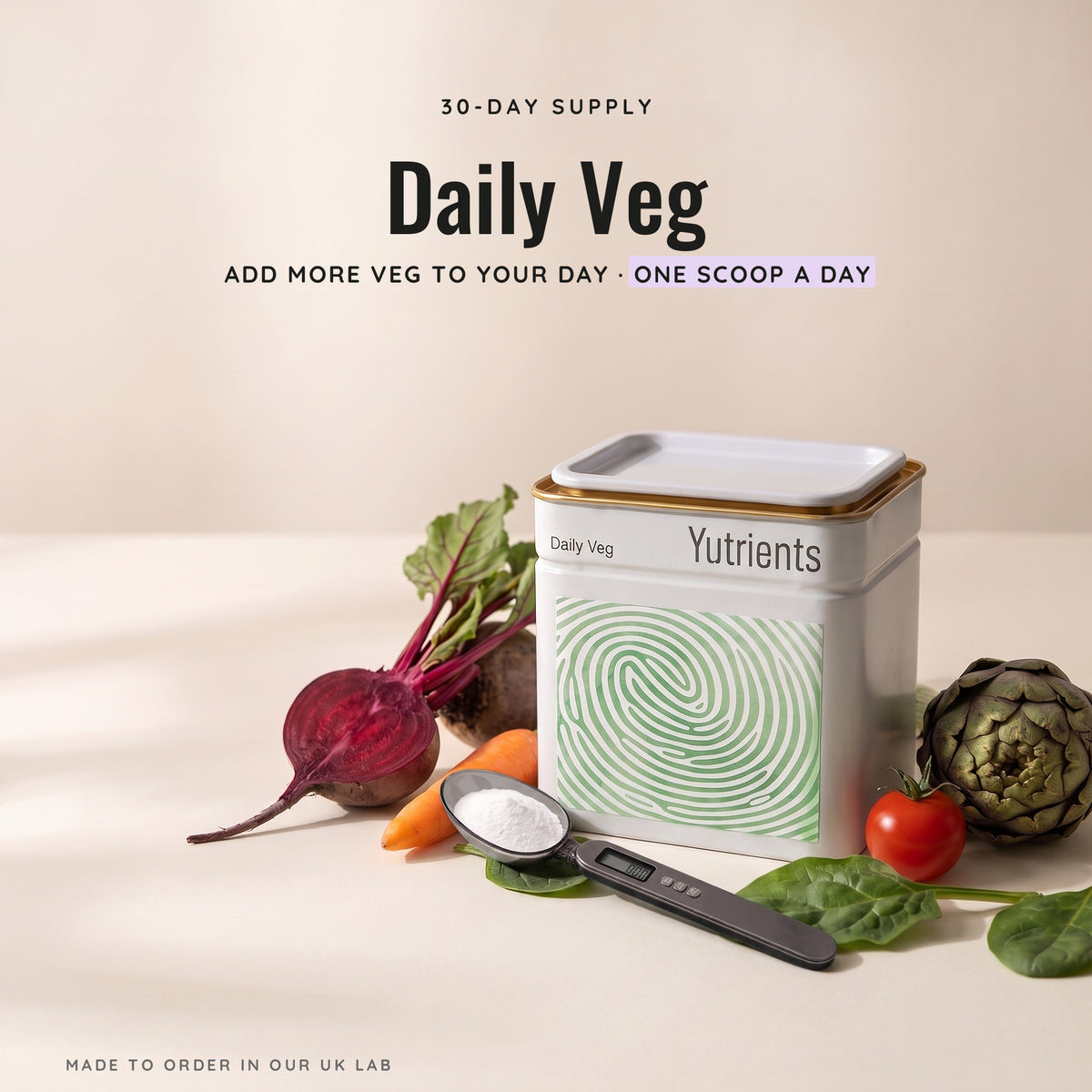 v2 Daily Veg — 30-day supply, one scoop a day