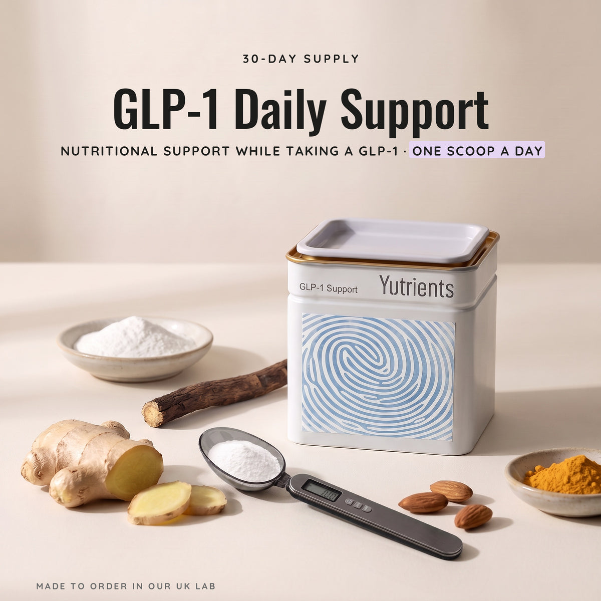 v2 GLP-1 Nutrition Support — 30-day supply, one scoop a day