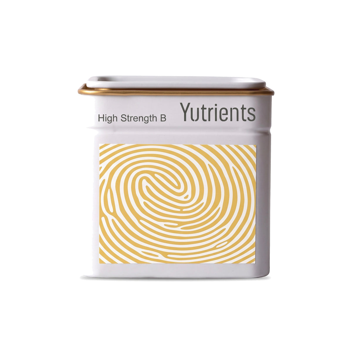 v3 High Strength B Complex — the tin, printed High Strength B