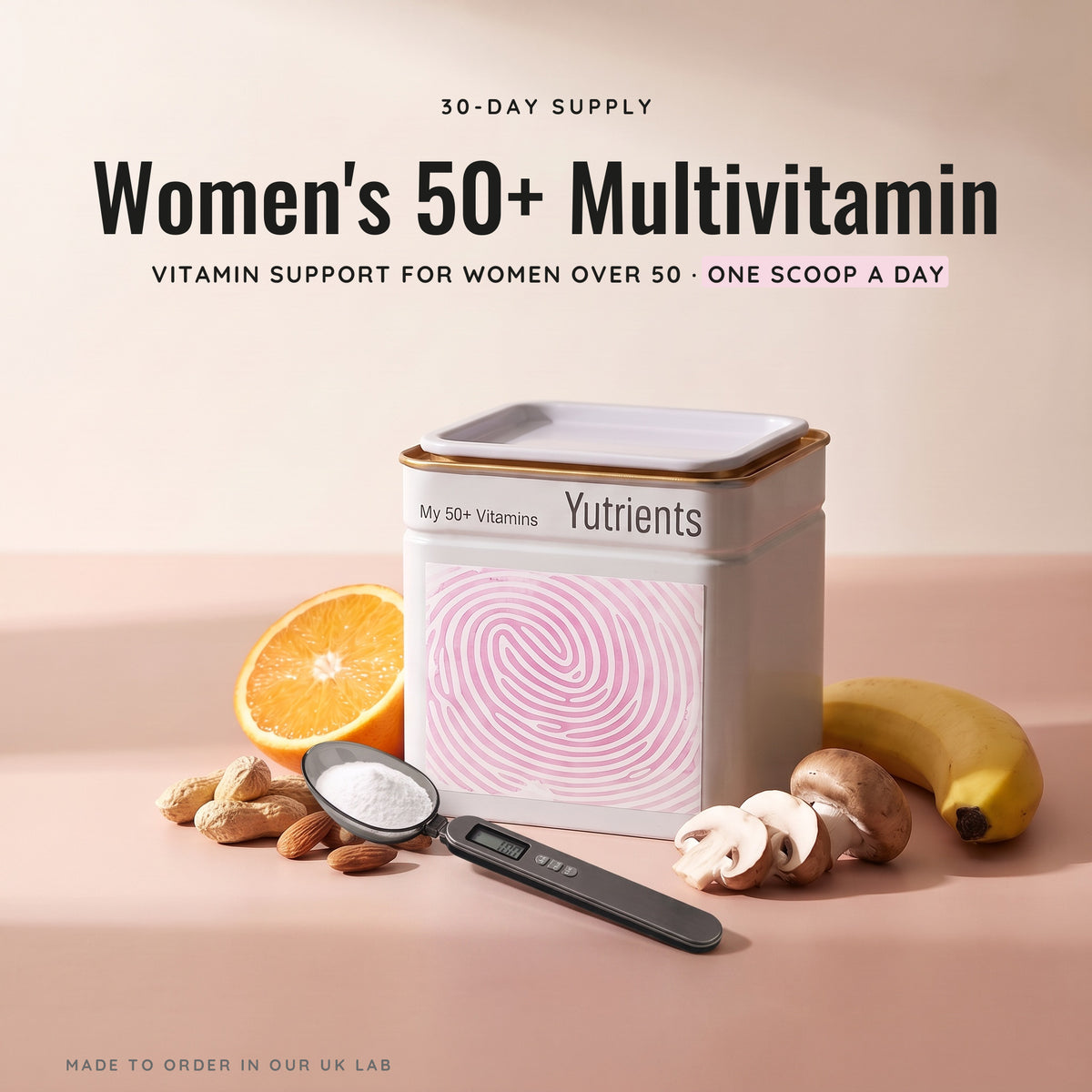 v2 Women's 50+ Multivitamin — 30-day supply, one scoop a day