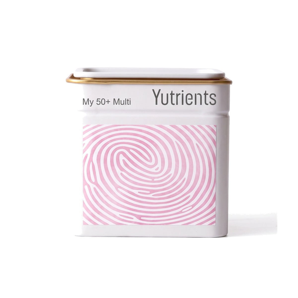 v3 Women's 50+ Multi Vitamin & Mineral — the tin, printed My 50+ Multi